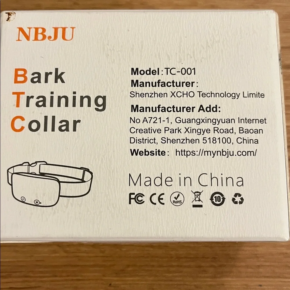 NBJU Bark Training Collar
